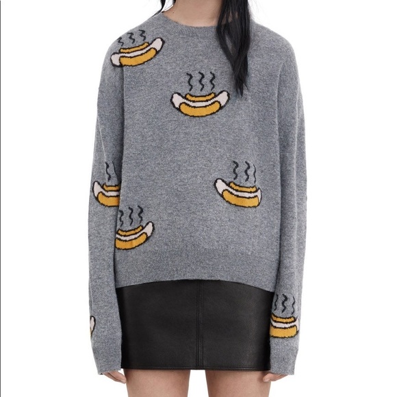 Acne Studios Sweaters - Acne Studios Wool Phira Hot Dog Sweater